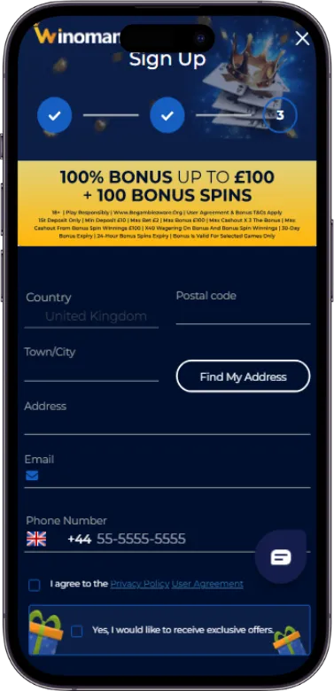 Provide Address, Email, and Phone